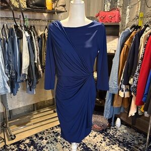 Premise Royal Blue Long Sleeve Dress